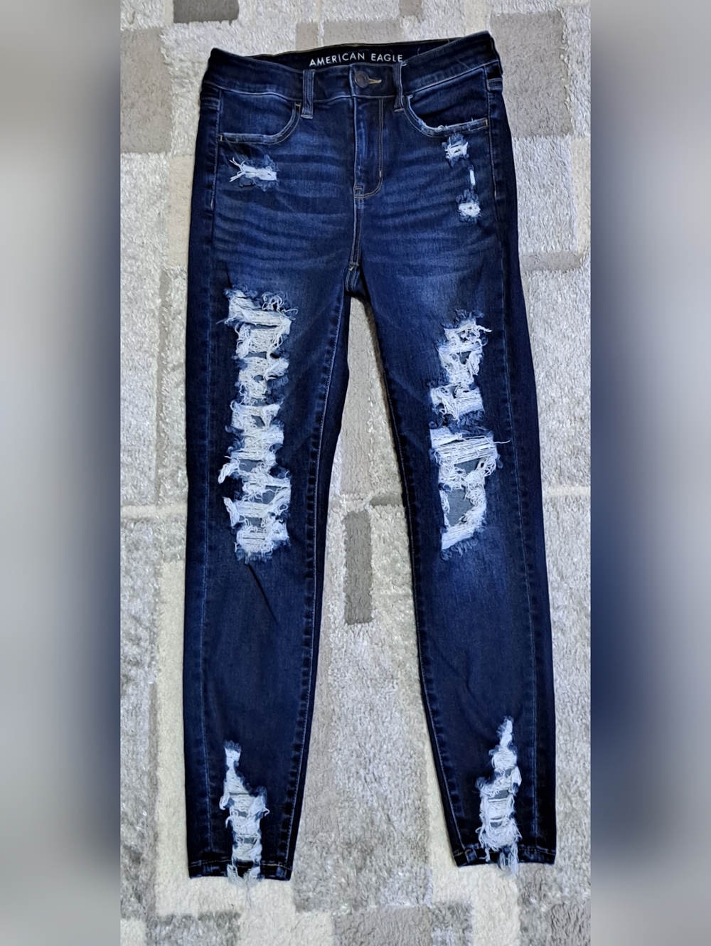American Eagle Next Level Stretch High-Rise Jeggings Women's Size 4 Short